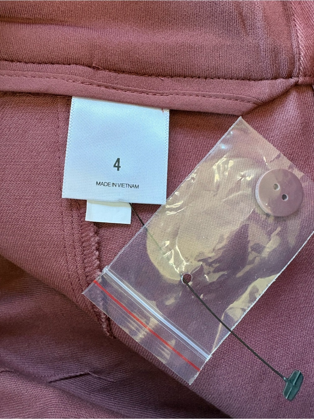 Express Dusty Rose Super High Waisted Cropped Utility Barrel Trouser Pant - Picture 5 of 9